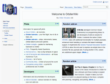 Tablet Screenshot of orbiterwiki.org